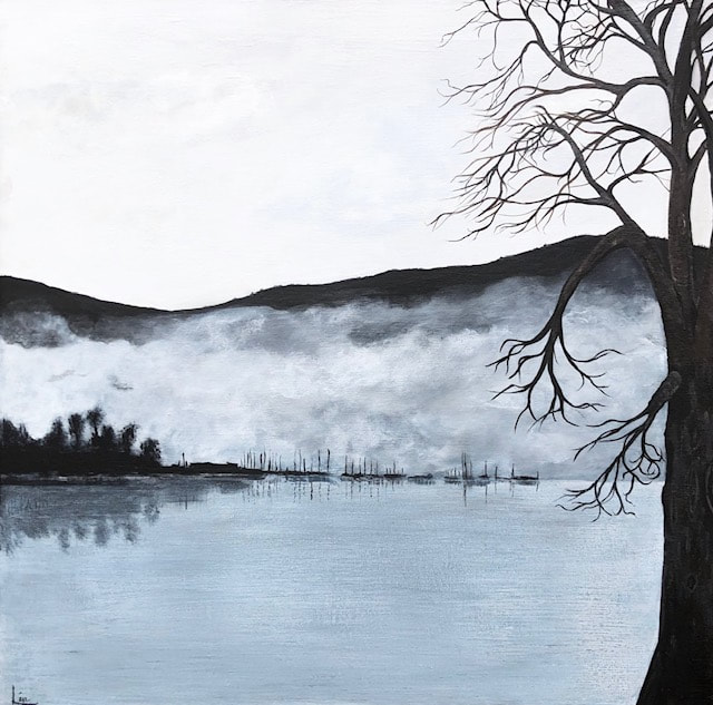 Misty Morning - Acrylic on canvas